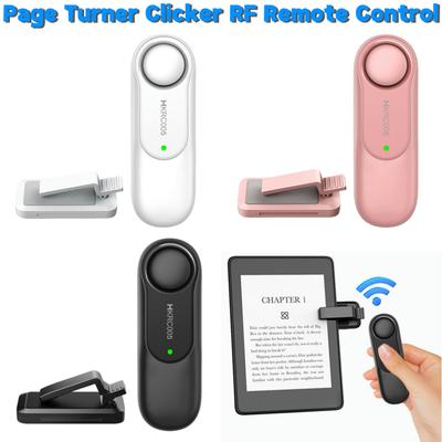 Page Turner RF Remote Control Camera Video Recording Remote Trigger Hands Free Reading for Kindle Paperwhite Oasis Kobo
