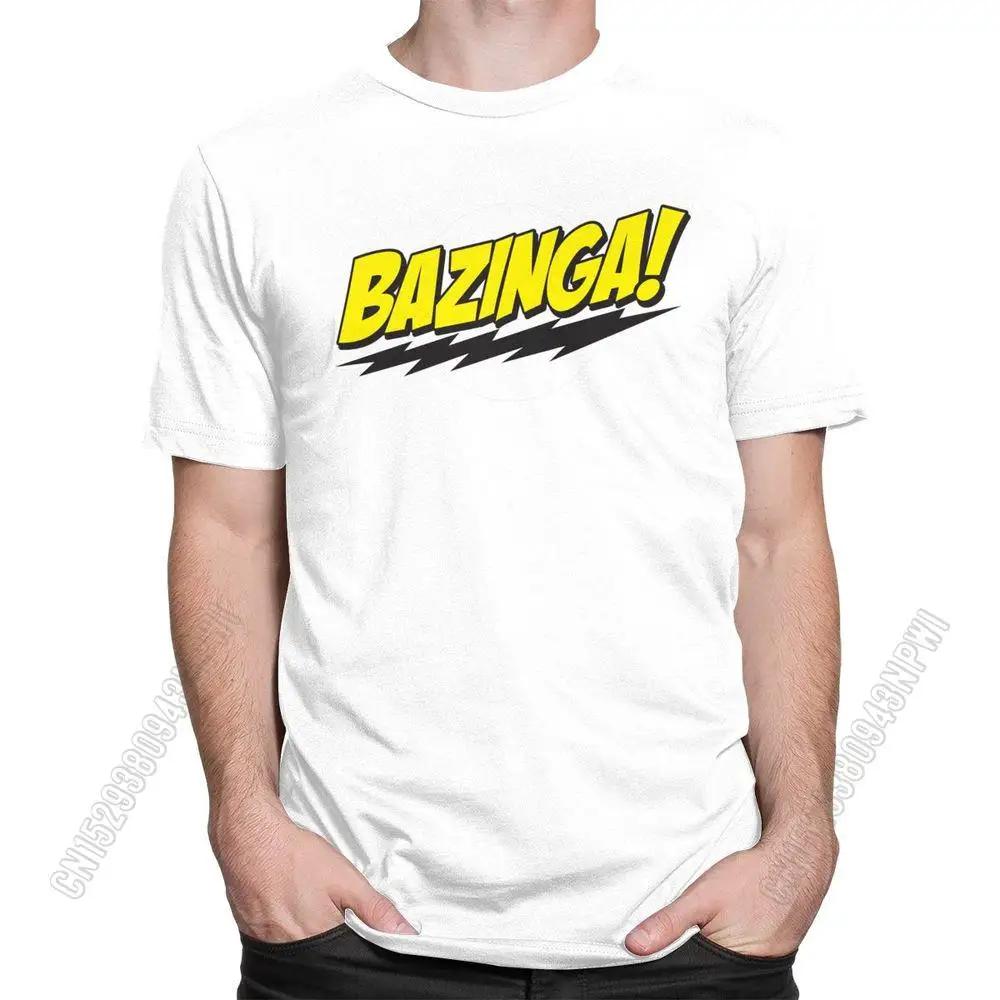 The Big Bang Theory Bazinga T Shirt Unisex Solid Cotton Sport Short Sleeve Commute Crewneck Tops Unisex Unisex Tops Big Size Tshirts