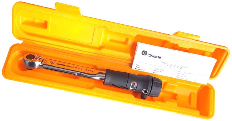 Resin Grip TOHNICHI Sports Torque Wrench for Bicycles and Motorcycles with Case Seisakusho MTQL40N-MTB 5-40N.m TOHNICHI/Tohnichi