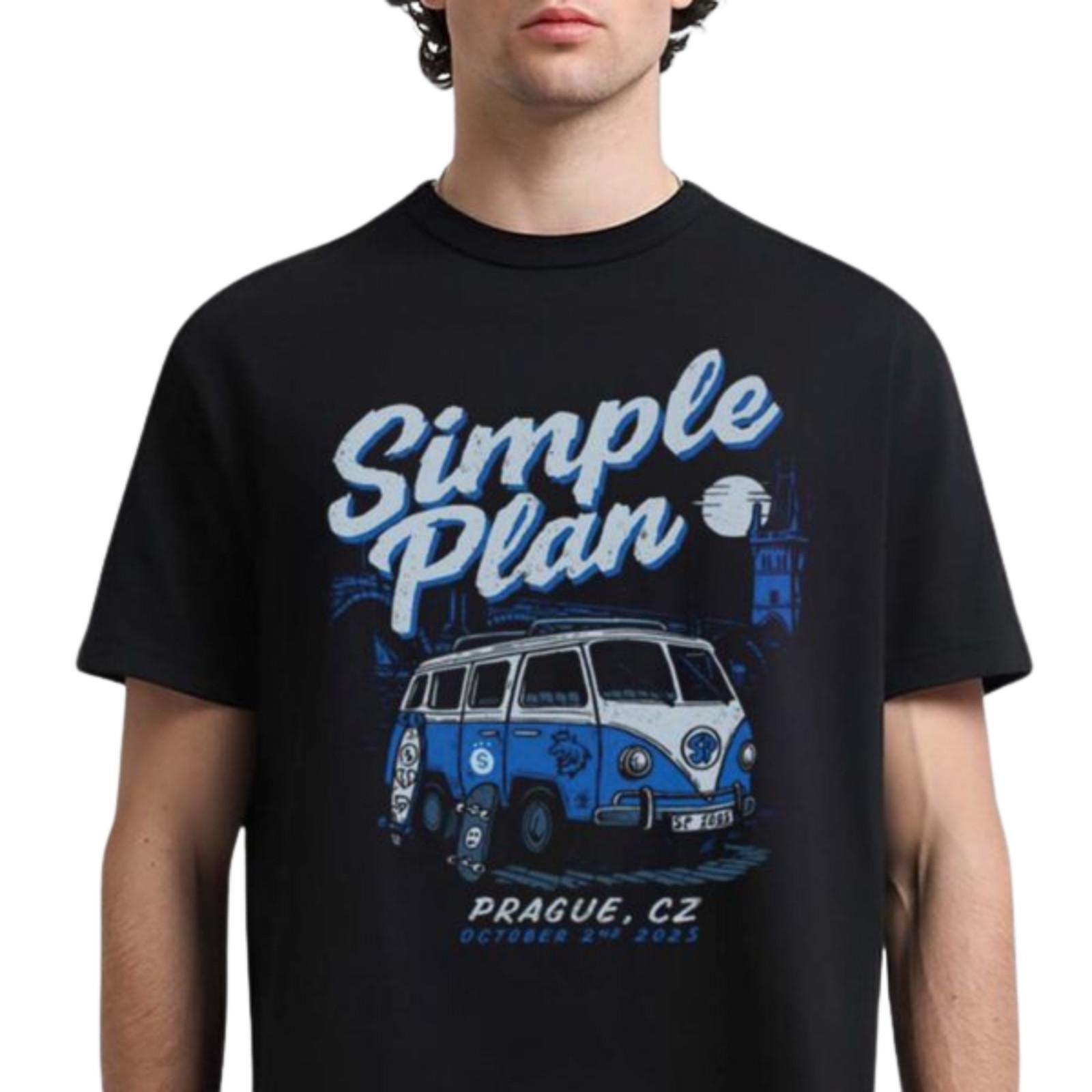 Simple Plan Oct 2 2026 Prague CZ Sportovni Hala Fortuna Event Tee XXXXL