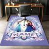 Custom Name Elsa Printed Carpet,Rug for Office Chair Living Room Bedroom Kitchen Room Decor Gifts.