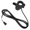 Electric Bike Scooter Thumb Throttle Bike 300X Speed Regulater Accelerator Conversion Part with Waterproof/Common Connector Throttles 2
