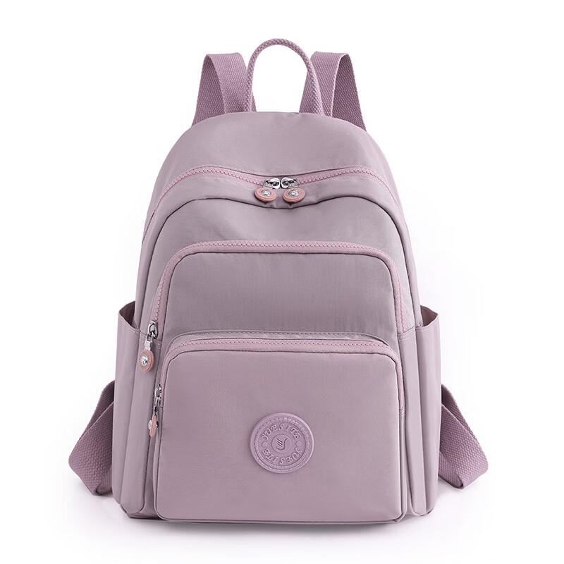 Solid Color Oxford Cloth Casual Backpack