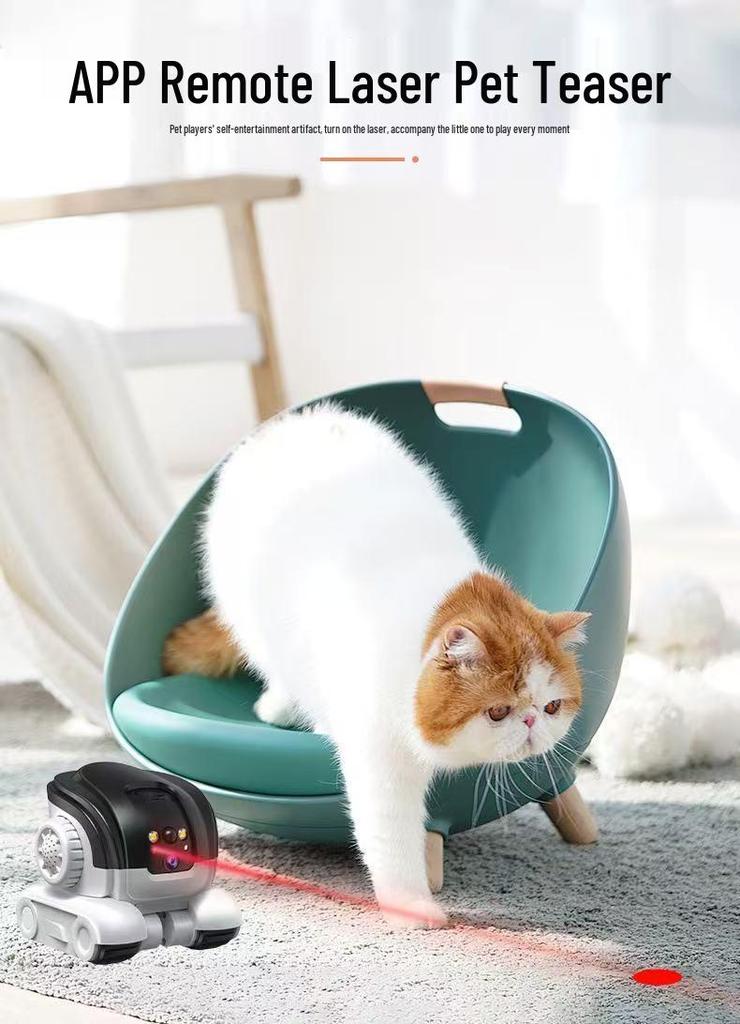 B-Model AI Dual-Lens Pet Monitoring Camera with One-Button Pet Teaser