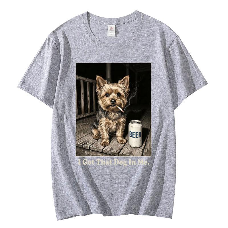 I Got That Dog in Me Funny Meme Tshirt High Street Fashion Trend Short Sleeve T Shirts Men Women Casual Loose Cotton Tshirts