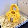 Kawaii Cartoon Plush Backpack Kuromi My Melody Cinnamoroll Plush Shoulder Bag For Girls Kids Cute Birthday Gift