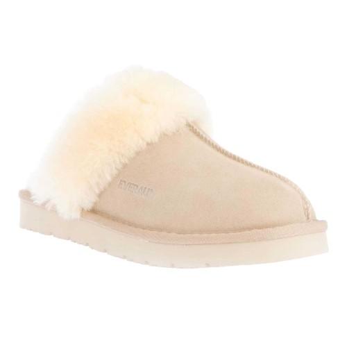 EverAu Womens/Ladies Raven Suede Slippers
