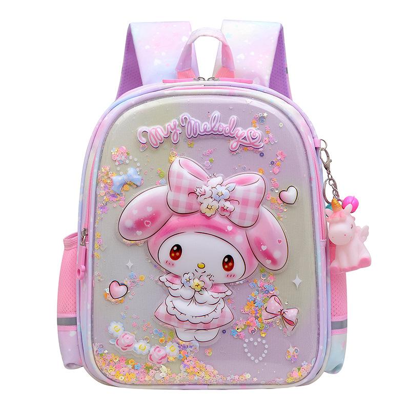 Cute kindergarten bag middle and large class backpack preschool girl children hard shell bag