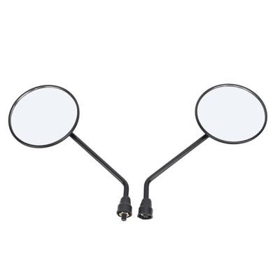 Paar Runde Motorradspiegel Universal M8 Einstellbarer Winkel Rückspiegel für ST50 ST70 CL70