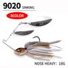tassel 18G Walleye chatter Buzzbait spinner bait Beard fishing lure bass pike walleye