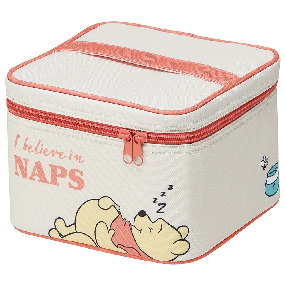 Skater Picnic Bento Box with Insulated Bag and Ice Disney Winnie the Pooh BOLD Made in Pack, & TRU, Japan, 2240ml, KCPC2-A
