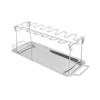 Chicken Wing Leg Rack Stainless Steel Foldable BBQ Rack Portable Grill Holder for Outdoor