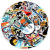 50pcs Waterproof Extreme Sports Graffiti Stickers for Motorcycle, DIY Computer, and Suitcase