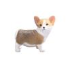Mini Dashboard Ornament 3D Craft Aquarium Ornament Unique Mini Corgi Resin Figurine  Car Decoration