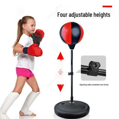 Saco de Boxe Vertical Infantil Saco de Velocidade Brinquedo de Exercício