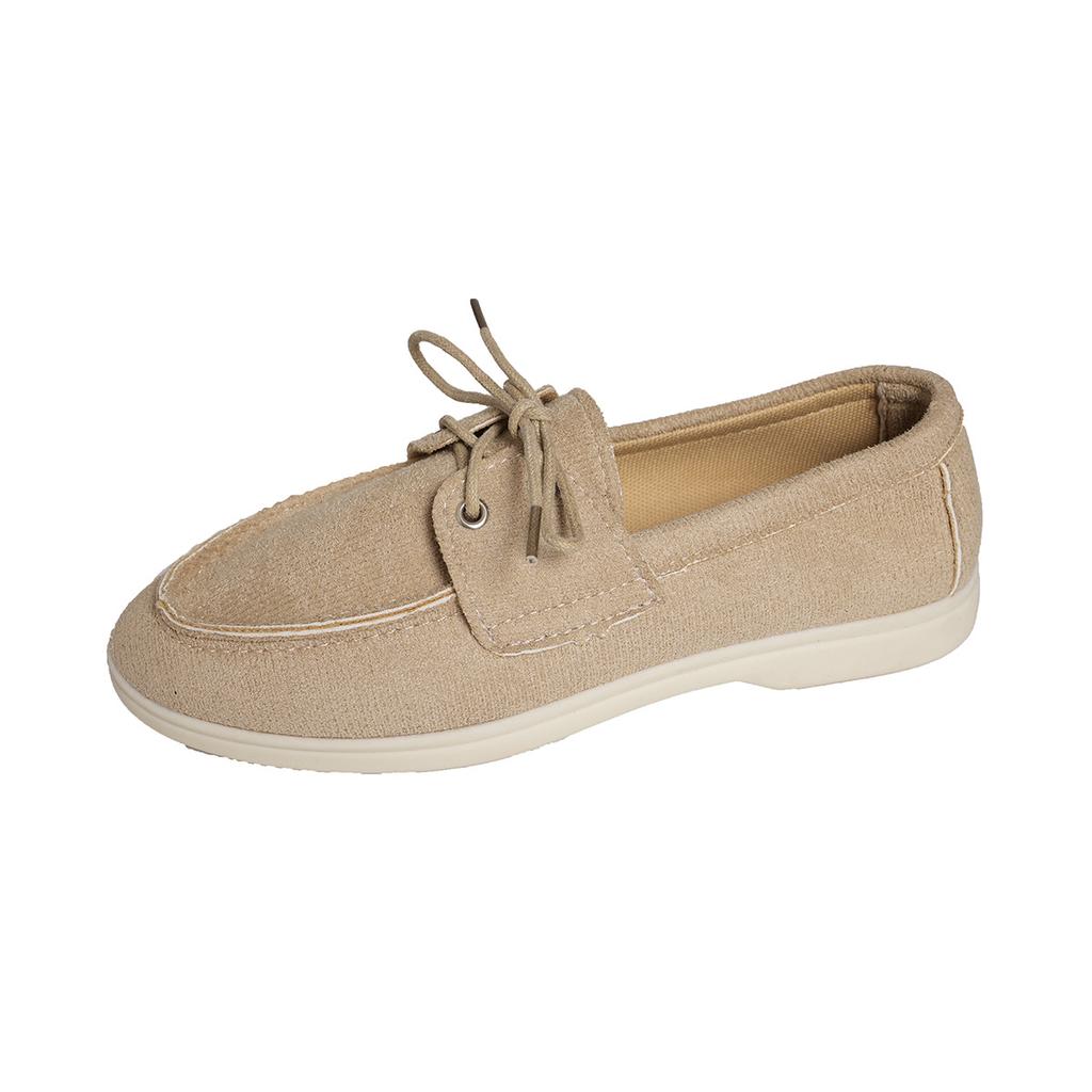 Soft Sole Large Size  Shoes Spring and Autumn Casual Doudou Shoes Lazy Shoes Non-slip Comfortable Single Shoes Versatile