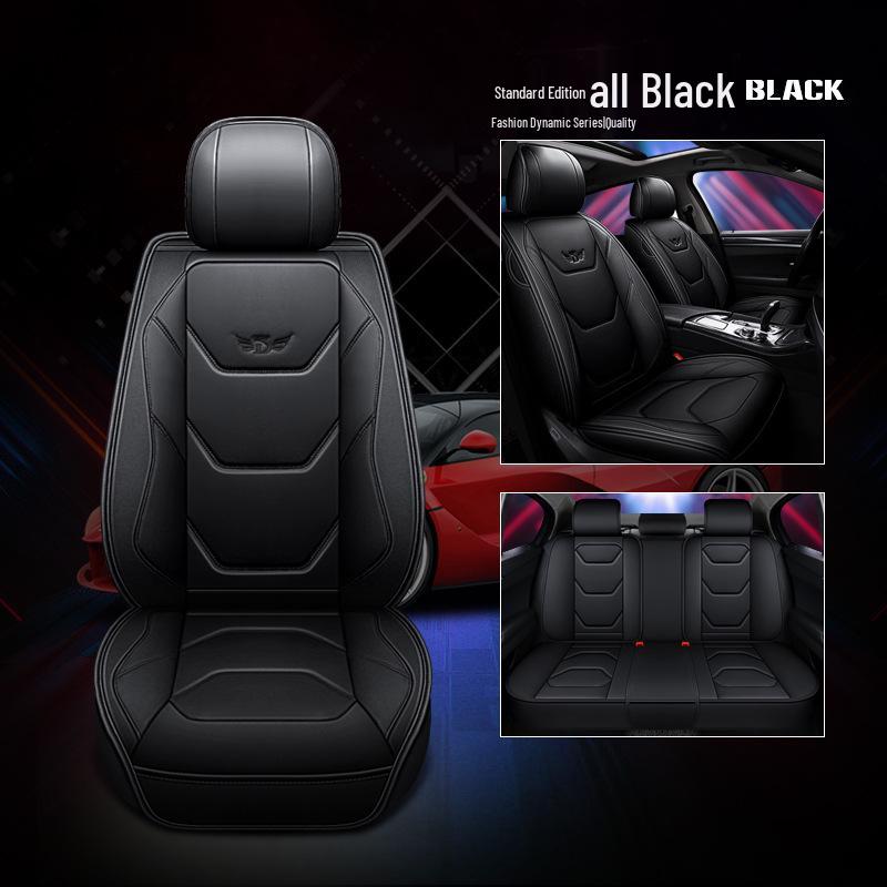 Leopard CT7 Leather Seat Cushion: Universal, All-Season Full Coverage for D22 Navara Rich Pickup.
