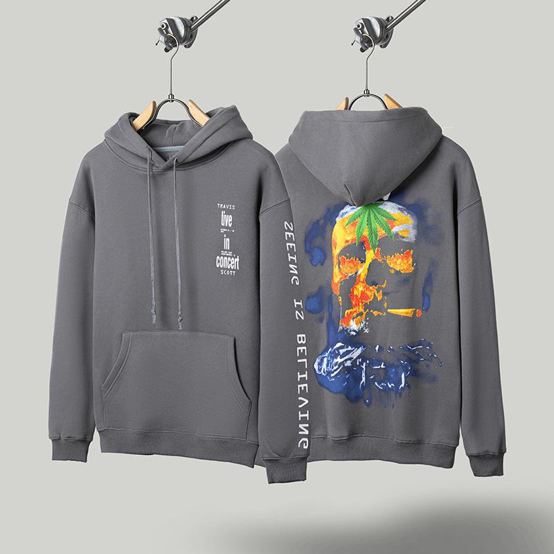 Outfit Trendy Hip Hop Travis Scott Collaborazione Felpa e Pantaloni