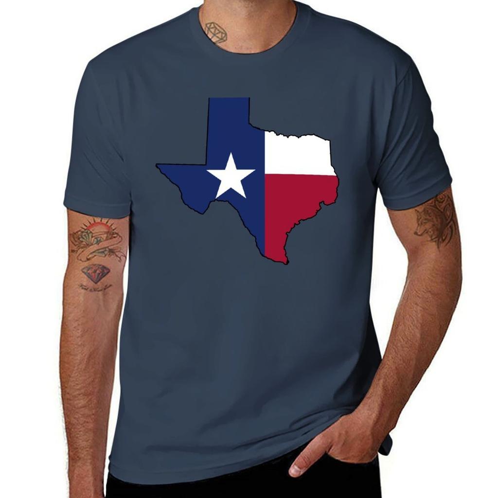 Texas Flag On the Greatest State In America Texas TShirt T Shirts Cotton 100 Graphic T Shirts for Man TShirt