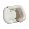 Inflatable Shampoo Basin Portable Hair Wash Tub for Limit Mobility Bedridden White