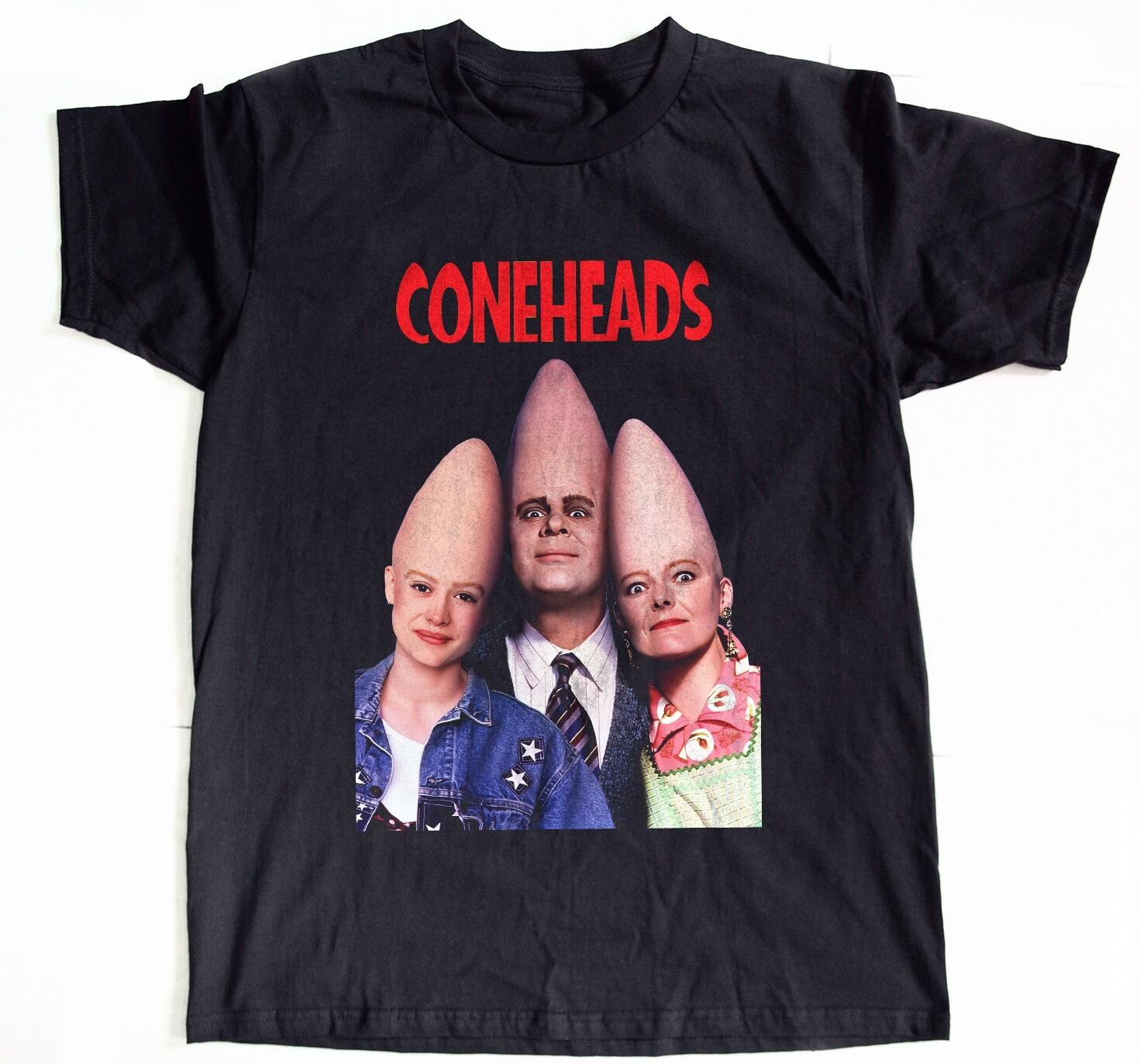 Coneheads Movie Promo 1993 Black Unisex T-shirt, Size S-5XL S