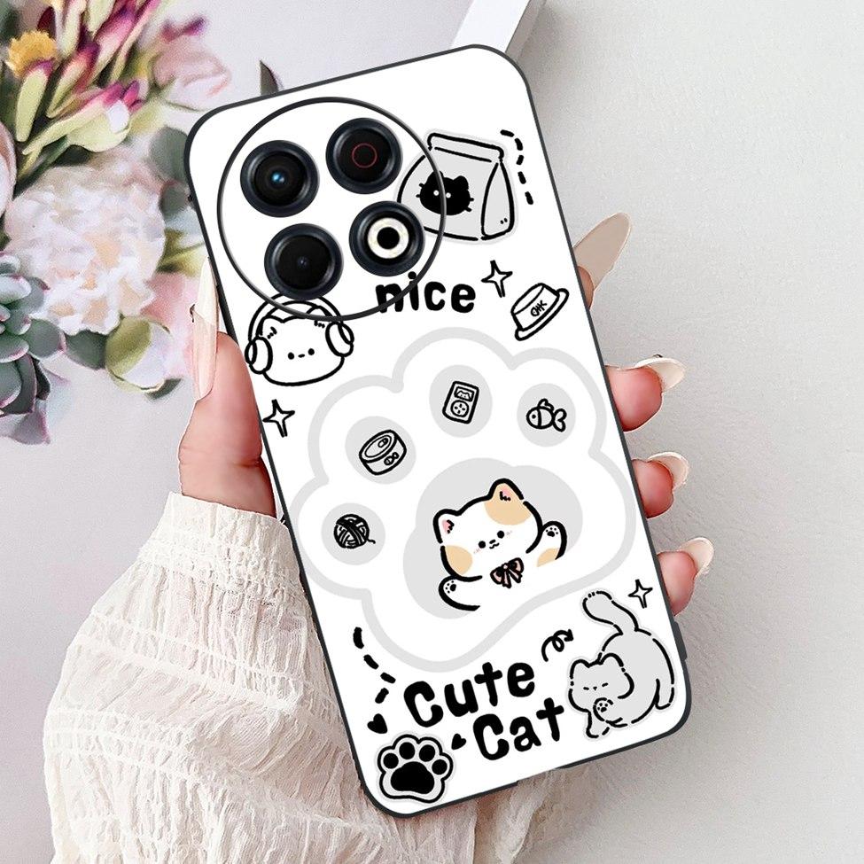 Voor Techno Spark 30 Pro 4G KL7 Cover Voor Tecno Spark 30 Pro 4G Hoesje Luxe Vlinder Liefde Mode Bloemen Cool Leeuw Schattig Geschilderd