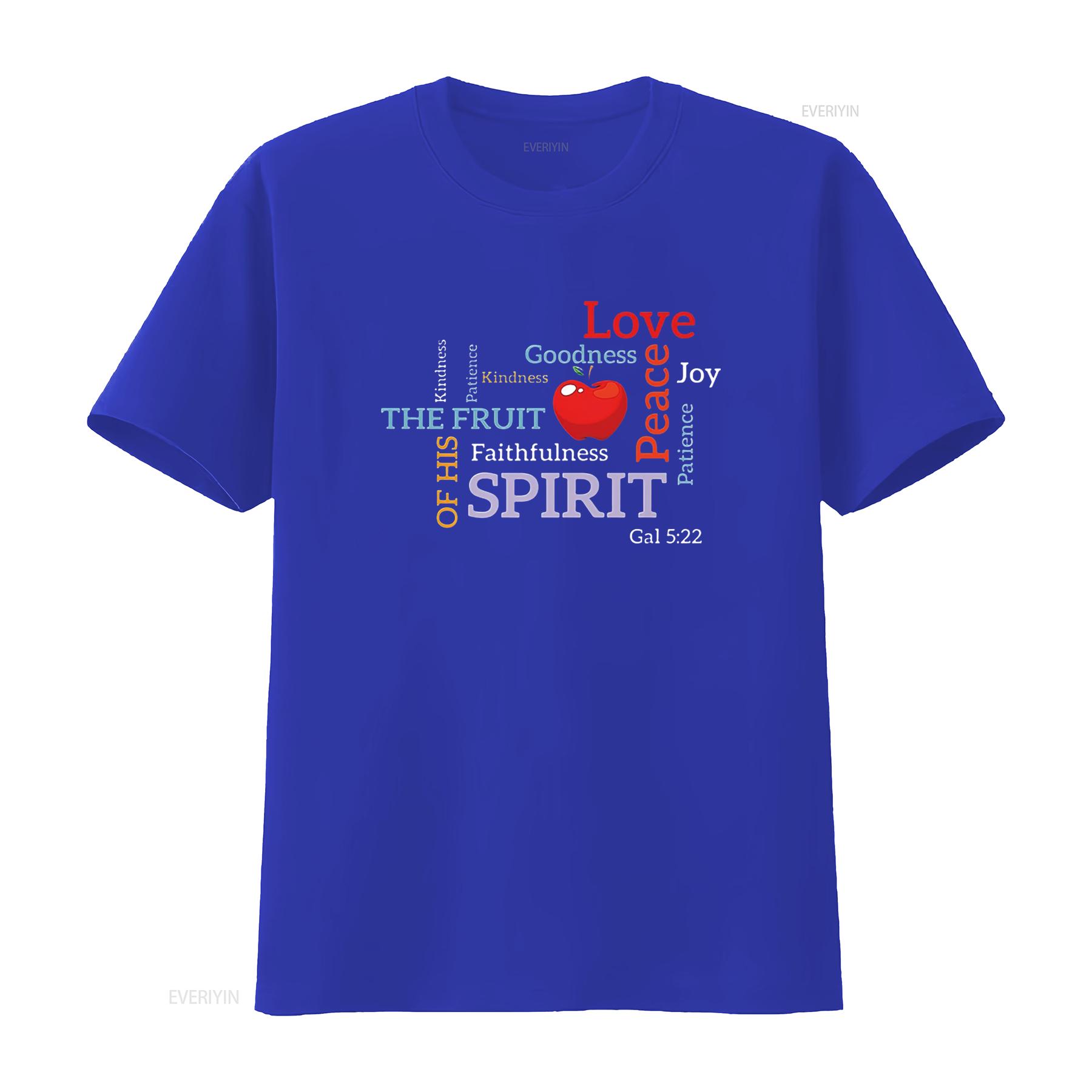 

Womens Faith The Fruit Of His Spirit T Shirt Black vintage Washed Casual graphic Stylish Comfortable Slightly Breathable S