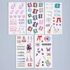 Cartoon Tattoo Sticker Waterproof English Temporary Tattoo Sticker