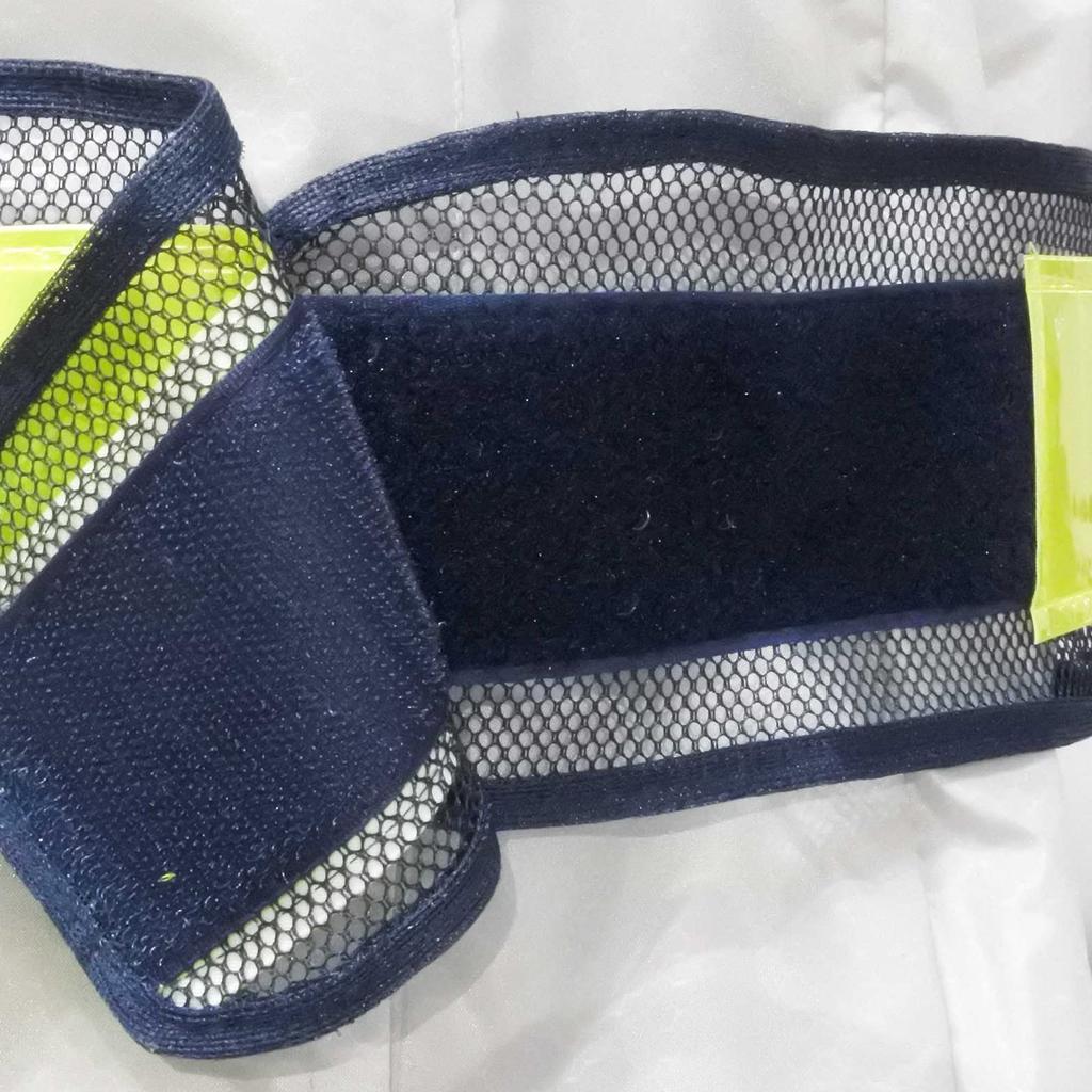 Fuji Gloves Industry Safety Vest, Navy x White, One Size Fits All, LED Illuminated Vest 2060
