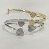 Fashionable Heart-shaped Opening Women's Love Bracelet Women's Adjustable Heart Accessories Bracelet