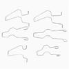 6/9/12pcs Auto Metal Headlight Bulb Spring Clips H1 H3 H4 H7 Assorted Headlight Bulb Retainer Spring Clips Buckles
