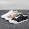 New Men's Shoes Breathable Canvas Shoes Flat Lace Up Shoes Casual Shoes White Shoes Men's Soft Sole Cloth Shoes Men