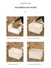 Faltbare Outdoor-Camping-Aufbewahrungsbox mit Holzdeckel