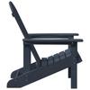 Adirondack Chair Marine Blue 82 X 74 X 92 Cm HDPE