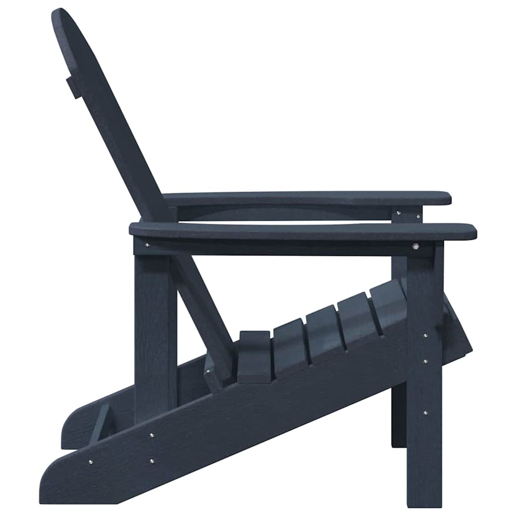 Adirondack Chair Marine Blue 82 X 74 X 92 Cm HDPE