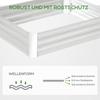 Raised Garden Bed Made of Steel, Planting Bed Cold Frame Garden Bed Flower Box Stackable, Planting Box Vegetable Bed 120x90x30cm for Garden Balcony