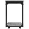 Vidaxl Side Table On Wheels, Sonoma Oak Gray, 50X35X55.5 Cm