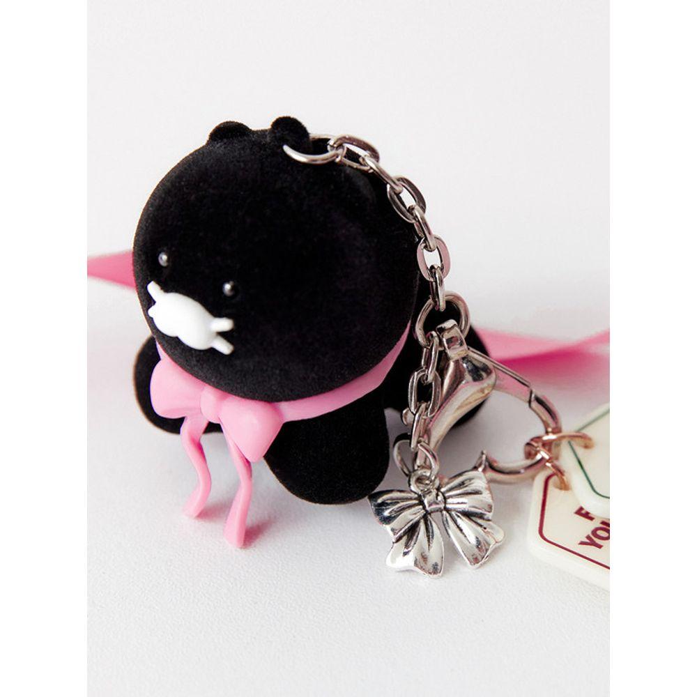 KAKAO FRIENDS Black Chun Figure Keychain_Chunshik
