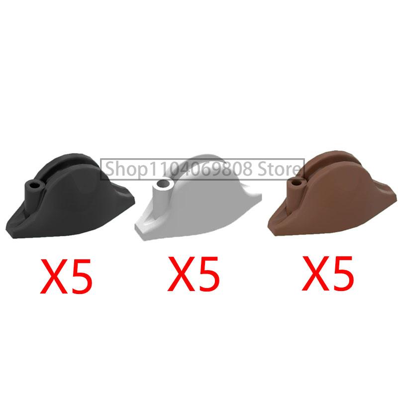 MOC Military Building Blocks Medieval Soldiers Knight Figures Weapons Accessories Witc Hat Helmet Shield Spear DIY Brick Toy T10