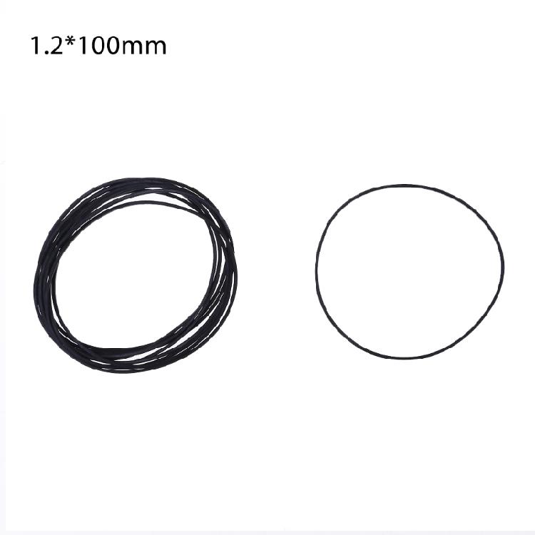 10Pcs/bag 1.2mm Universal Cassette Tape Machine Belts Assorted Common Square