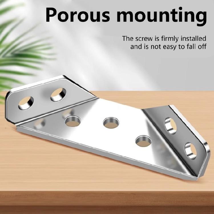 20Pcs Universal Furniture Corner Connectors Stainless Steel Angle Corner Brackets