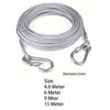 Anti-rust Pet Leash Double-headed Clothesline Durable Dog Tie Out Cable  Parking