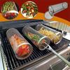 Comoda e Pratica Gabbia per Barbecue a Forma di Cilindro Perfetta per Attività all'Aperto