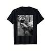 Funny Gangster Black and White Armed Cats Meme Graphic T Shirts Men Women Vintage Fashion Cotton Short Sleeve T-shirt