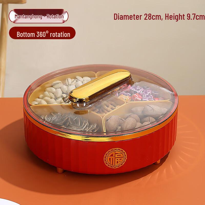 UOSUUOSU Rotating Snack & Fruit Tray