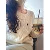 Maglione Pullover Girocollo EastRogue per Coppie in Autunno e Inverno, Maglione di Lana a Maglia Cavo con Cavallino Piccolo, alla Moda e Versatile.