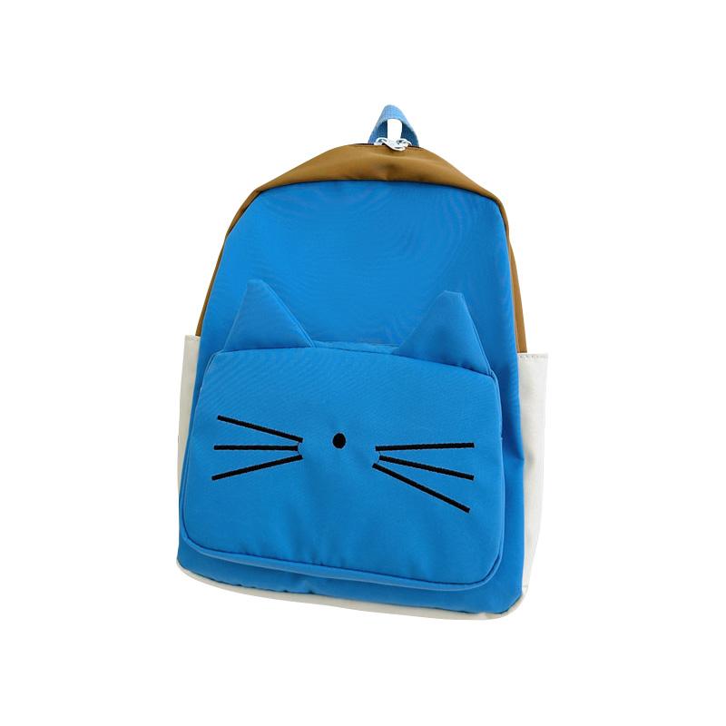 Cartoon Cat Kids Backpacks Kawaii Children's Handbags for Girls Boys Kindergarten Schoolbag Korean Toddler Travel Storage Bag