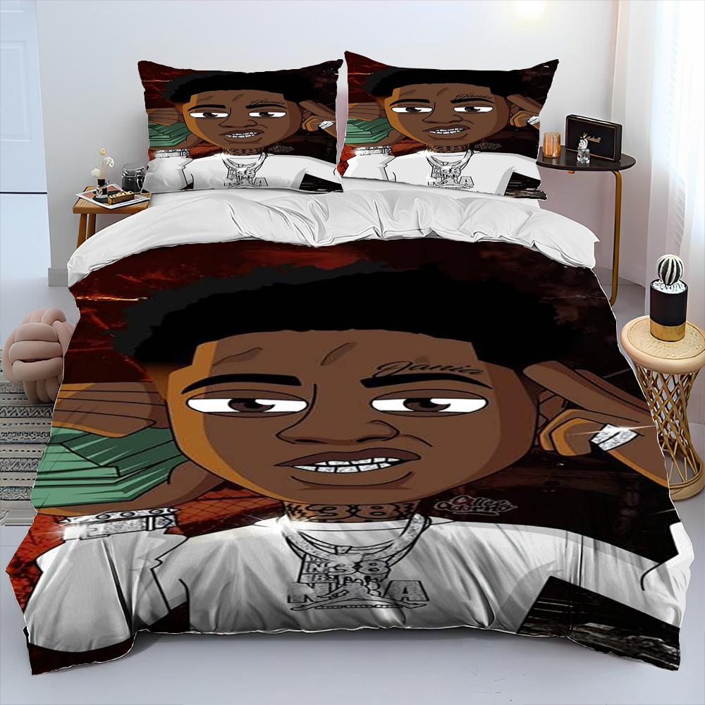 Hip Hop Art Rapper Legend Star Comforter Bedding Set,Duvet Cover Bed Set Quilt Cover Pillowcase,king Queen Size Bedding Set kids