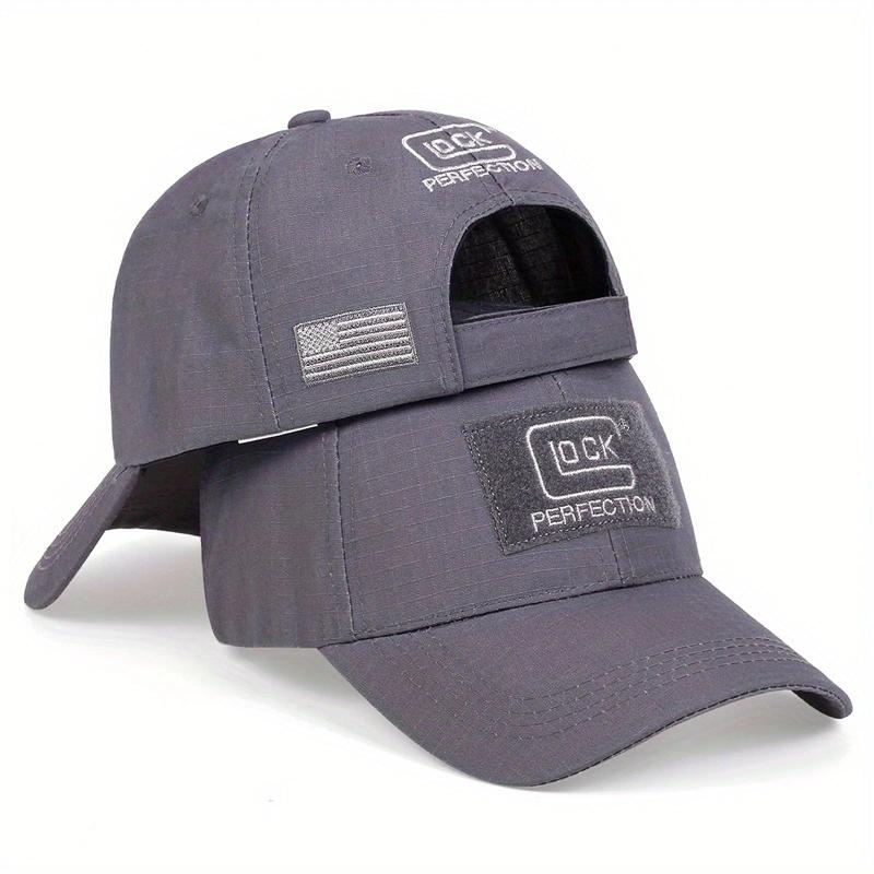 Unisex Lock Sticker Embroidery Baseball Caps Spring and Autumn Outdoor Adjustable Casual Hats Sunscreen Hat Sports Golf Cap