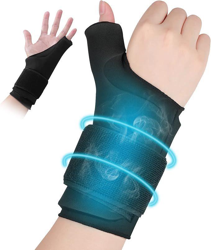 

Hot Cold Therapy Glove For Carpal Tunnel Relief Gel Filled Palm Compress Hand Pain Relief чорний